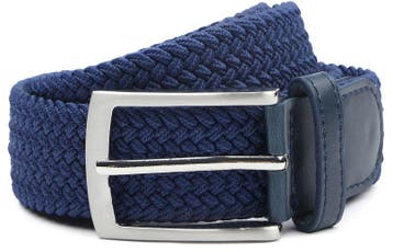 Suitable Geweven Riem Navy maat 95 Heren, Vêtements | Hommes, Ceintures, Verzenden, Riem of Ceintuur