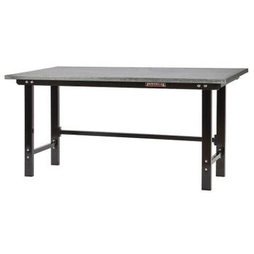 Werkbank zwart 200 cm met zinken werkblad - open model -, Ophalen of Verzenden, Nieuw