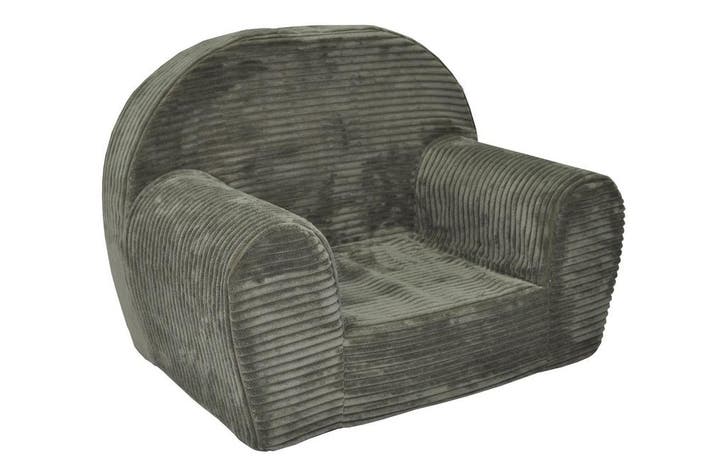 Fauteuil Kinder LINCOLN 60x40x45 | Corduroy Groen | OP=OP, Huis en Inrichting, Stoelen, Overige kleuren, Eén, Nieuw, Stof, Ophalen of Verzenden