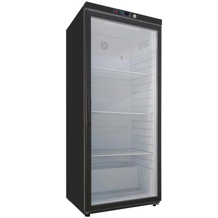 Koelkast | 600L | Zwart | 0°C/+10°C | Statisch + Ventilator, Zakelijke goederen, Horeca | Keukenapparatuur, Nieuw in verpakking