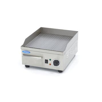 Elektrische grillplaat | 50–300°C | RVS | Gegroefde, Verzenden