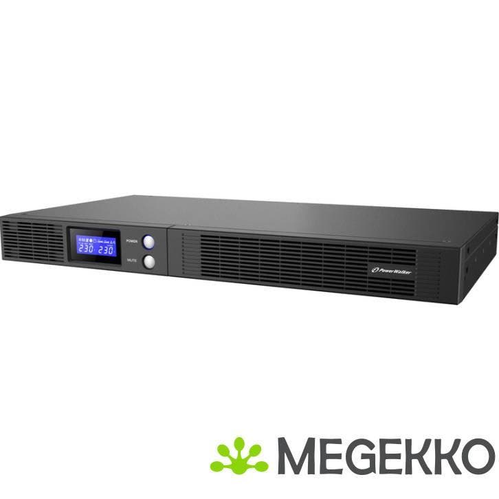 PowerWalker VI 1000 R1U UPS 1000 VA 4 AC-uitgang(en), Computers en Software, Noodvoedingen (UPS), Nieuw, Verzenden