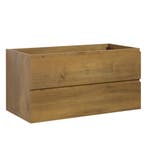 Wastafelkast Angela 100 x 48 cm Eiken Hangend Wastafelmeubel, Verzenden