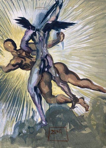 Salvador Dali (1904-1989) - The guardians of the valley of