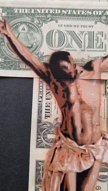 Jinks Kunst - IN GOD WE TRUST / 3 X 1$ / No réserve price