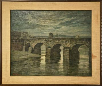 Alfredo Mahieux (1887-1968) - Il ponte