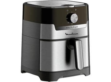 Moulinex -   Easy Fry & Grill Inox - Zilver, Verzenden, Nieuw, Airfryer, 750 t/m 999 gram