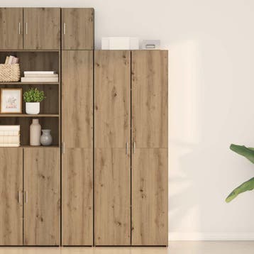 vidaXL Highboard Artisan Eiken 70 x 42,5 x 185 cm, Verzenden, Nieuw
