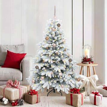 vidaXL Kunstkerstboom met 150 LED met standaard Wit 150 cm, Verzenden, Nieuw