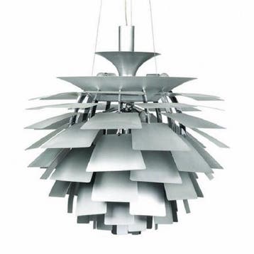 Hanglamp Artisjok lamp 56cm Aluminium, Maison & Meubles, Verzenden