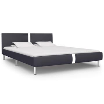 vidaXL Bedframe kunstleer zwart 120x200 cm, Verzenden