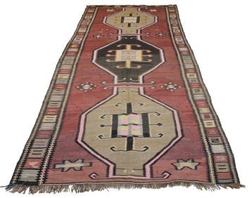 Anatolien Kelim Antik - Vloerkleed - 360 cm - 137 cm -, Nieuw