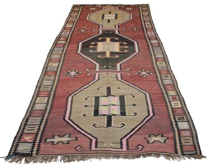 Anatolien Kelim Antik - Vloerkleed - 360 cm - 137 cm -, Maison & Meubles, Ameublement | Tapis & Moquettes