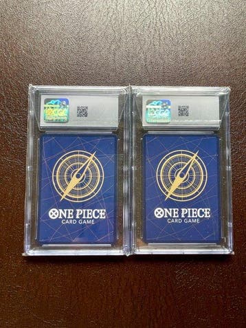 Bandai - 2 Graded card - One Piece - Monkey D. Luffy Portgas, Nieuw