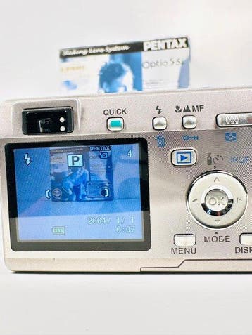 Pentax Optio S5i Digitale compact camera, Audio, Tv en Foto, Nieuw