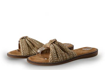 Graceland Slippers in maat 39 Beige, Slippers, Verzenden, Beige, Zo goed als nieuw
