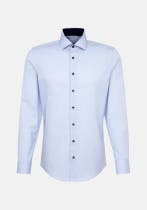 2dekans | Seidensticker Business Hemd Slim - maat 41 - Blauw, Ophalen of Verzenden, Nieuw