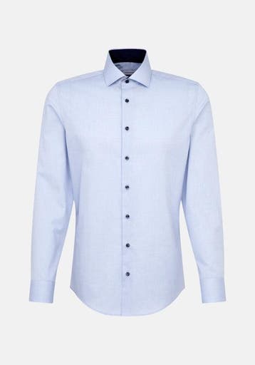 2dekans | Seidensticker Business Hemd Slim - maat 41 - Blauw, Ophalen of Verzenden, Nieuw