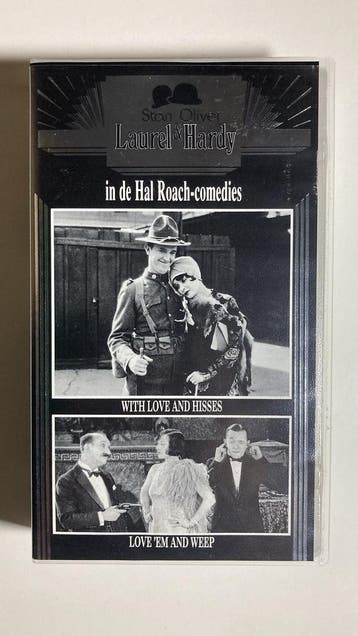 LAUREL & HARDY IN DE HAL ROACH-COMEDIES WITH LOVE AND HISSES, Gebruikt