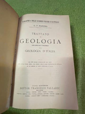 AA.VV. - Trattato di Geologia con speciale riguardo alla
