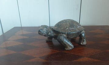 Figure - P. Chenet - Schildpad - 13,5 cm - Bronze