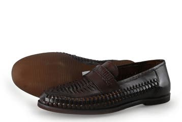 Manfield Loafers in maat 43 Cognac, Kleding | Dames, Overige kleuren, Verzenden, Overige typen, Zo goed als nieuw
