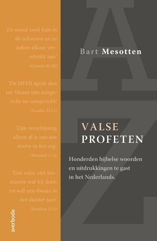 VALSE PROFETEN. HONDERDEN BIJBELSE WOORDEN EN UITDRUKKINGEN, Boeken, Overige Boeken, Zo goed als nieuw, Verzenden