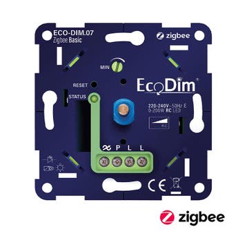 LED - dimmer - zigbee - basic - | - druk/draai - | - 0-200w, Verzenden