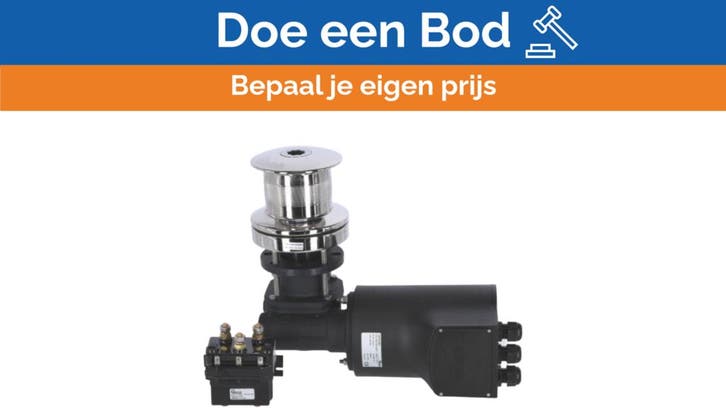 Bieden: Quick TB3 stainless steel electric capstan 1000W 24, Watersport en Boten, Bootonderdelen, Ophalen of Verzenden