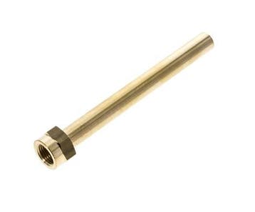M16x1.5 Messing buis 150 mm lang met binnendraad, Verzenden, Nieuw