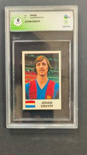 1975 Panini Panini Calciatori 1975/76 #612 Johan Cruyff, Nieuw