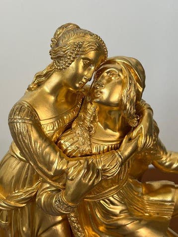 Figurale pendule - Brons - 1800-1850