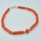 Koraal - Zilver - Armband - CORALLO MEDITERRANEO