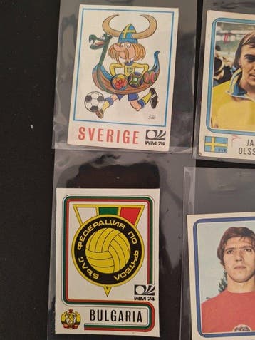 1974 Panini WC München 74 Jan Olsson Niet geplakt, Original, Verzamelen, Nieuw