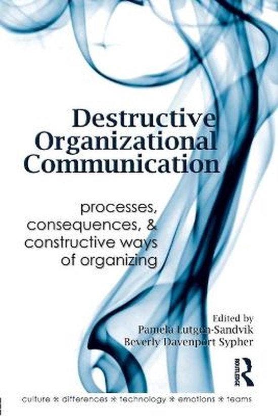 Destructive Organizational Communication 9780415989947, Livres, Langue | Anglais, Envoi