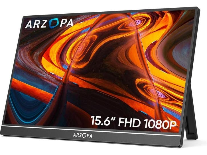 Arzopa A1 Kickstand - Draagbare Monitor - 15.6 inch - USB-C, Computers en Software, Monitoren, Nieuw, Verzenden