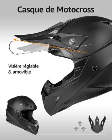 YEMA YM-915 Off-road helm | 48% korting retour deal, Motoren, Kleding | Motorhelmen, Overige merken, Nieuw zonder kaartje, Integraalhelm