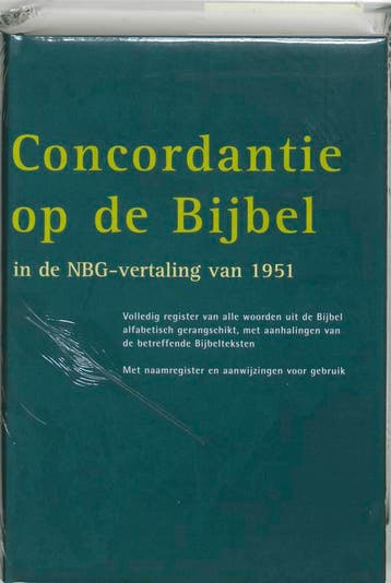Concordantie op de Bijbel in de nieuwe vertaling van het, Boeken, Verzenden, Gelezen, W.H. Gispen