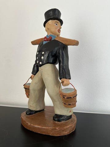 Figure - Hamburger Wasserträger Hans Hummel - Faïence fine, Antiquités & Art