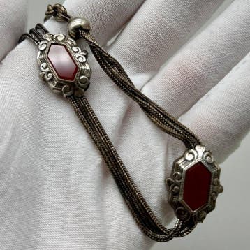 Zonder minimumprijs - Horloge halsketting Zilver