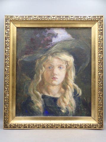 Hedvig Collin (1880-1964) - Portrait of a Danish girl