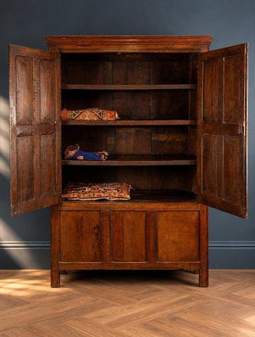 Kast - Housekeepers Cabinet - eikenhout
