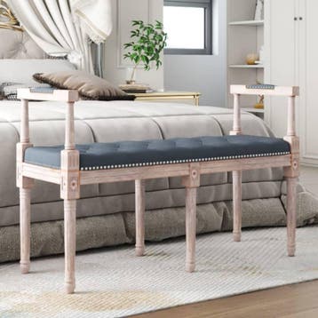 vidaXL Bankje 110x40x70 cm fluweel donkergrijs, Verzenden, Nieuw