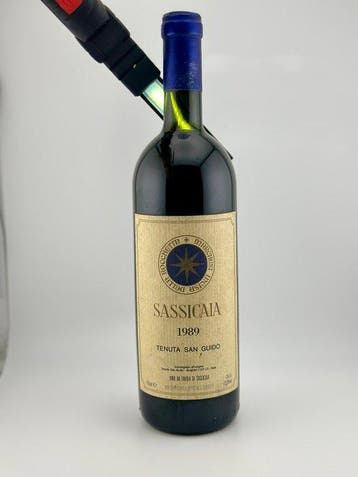 1989 Tenuta San Guido, Sassicaia - Super Tuscans - 1, Verzamelen, Wijnen, Nieuw