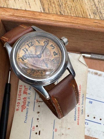 Rolex - Oyster double signed tudor patina wwII 1940s - 4220
