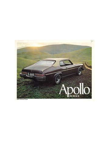 1973 BUICK APOLLO LEAFLET ENGELS (USA), Boeken, Nieuw