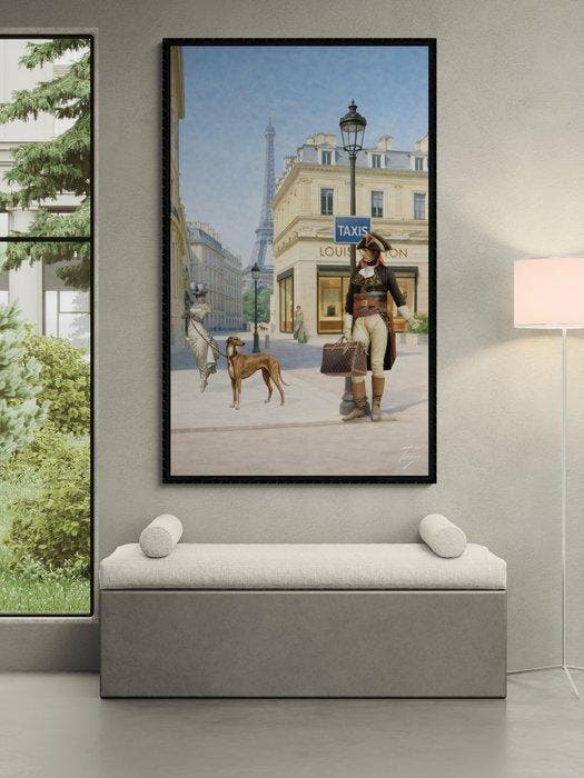 Teejo - Bonaparte In Paris 2, Antiek en Kunst, Kunst | Designobjecten