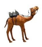 Figuur - Dromedario - 37 cm - Leder