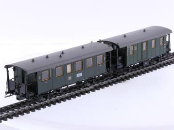 Schaal H0 Märklin 4301 en 4303 personenrijtuigen set van..., Wisselstroom, Gebruikt, Overige typen, Ophalen of Verzenden