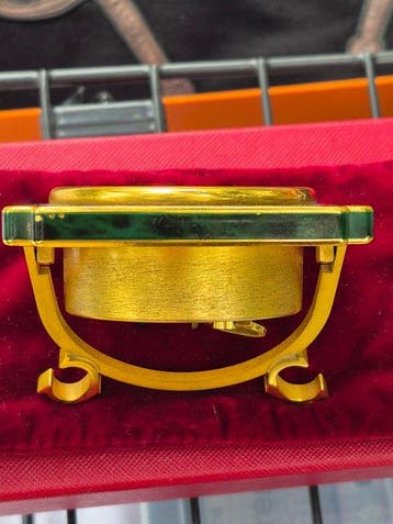 Reisklok, Wekker - cartier - Vintage Verguld - 1960-1970